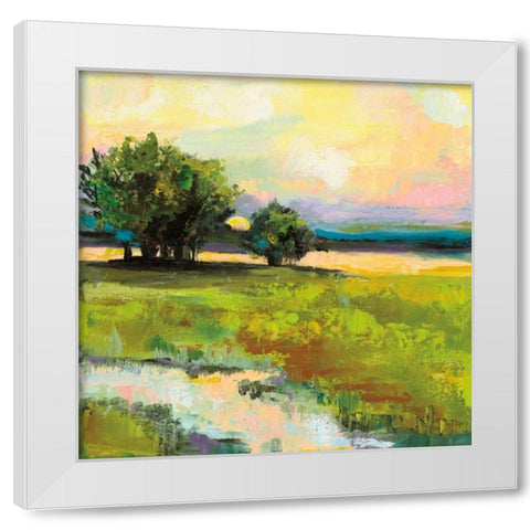 Weekapaug Inn White Modern Wood Framed Art Print by Vertentes, Jeanette