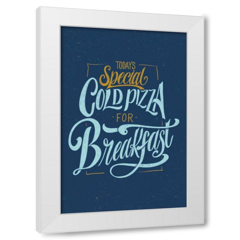 Guilty Pleasures White Modern Wood Framed Art Print by Thorns, Becky