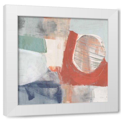 Fun Colors II Light White Modern Wood Framed Art Print by Davies, Jane