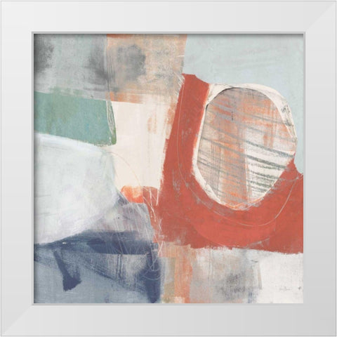 Fun Colors II Light White Modern Wood Framed Art Print by Davies, Jane