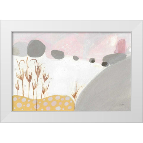 Creation Sings I White Modern Wood Framed Art Print by Mack, Lynn