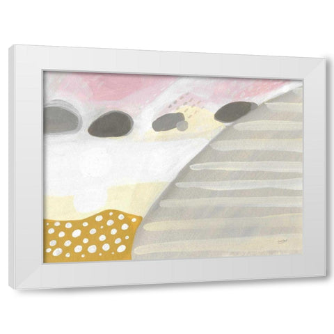 Creation Sings II White Modern Wood Framed Art Print by Mack, Lynn