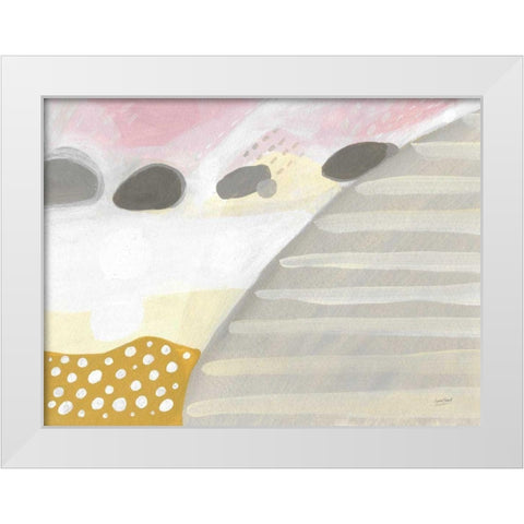 Creation Sings II White Modern Wood Framed Art Print by Mack, Lynn
