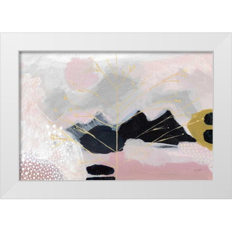 Even the Rocks Cry Out I White Modern Wood Framed Art Print by Mack, Lynn