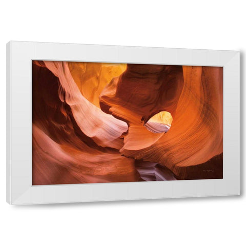 Lower Antelope Canyon X White Modern Wood Framed Art Print by Majchrowicz, Alan