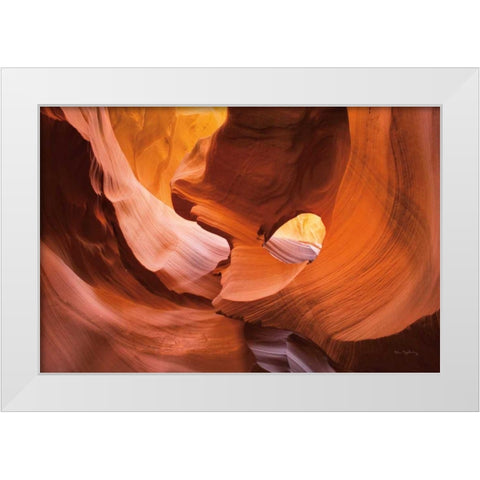 Lower Antelope Canyon X White Modern Wood Framed Art Print by Majchrowicz, Alan
