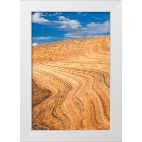 Coyote Buttes V White Modern Wood Framed Art Print by Majchrowicz, Alan