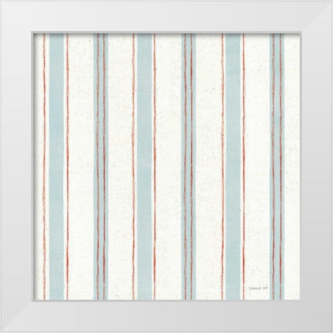 Kitchen Floursack Pattern IIIB White Modern Wood Framed Art Print by Nai, Danhui