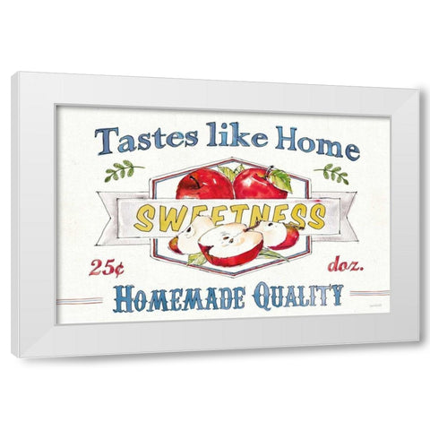 Fruit Stand I White Modern Wood Framed Art Print by Tavoletti, Anne