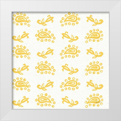 Fruit Stand Pattern IIC White Modern Wood Framed Art Print by Tavoletti, Anne