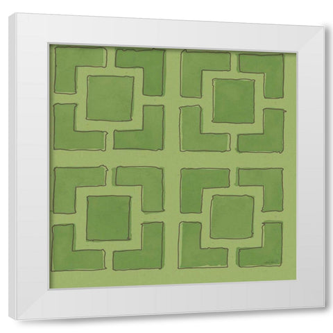 Fruit Stand Pattern IVD White Modern Wood Framed Art Print by Tavoletti, Anne