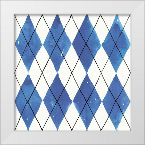 Fruit Stand Pattern VB White Modern Wood Framed Art Print by Tavoletti, Anne