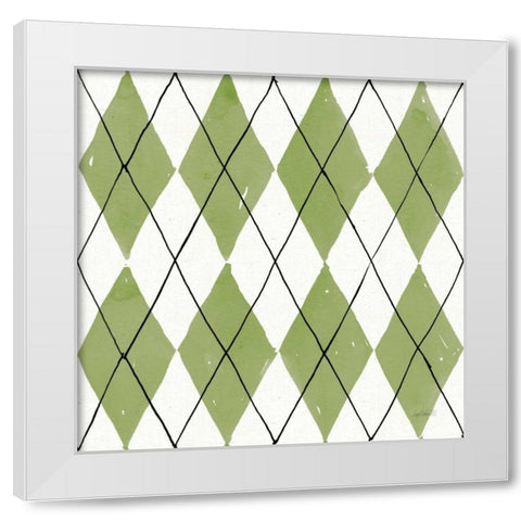 Fruit Stand Pattern VD White Modern Wood Framed Art Print by Tavoletti, Anne