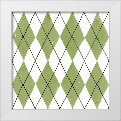 Fruit Stand Pattern VD White Modern Wood Framed Art Print by Tavoletti, Anne