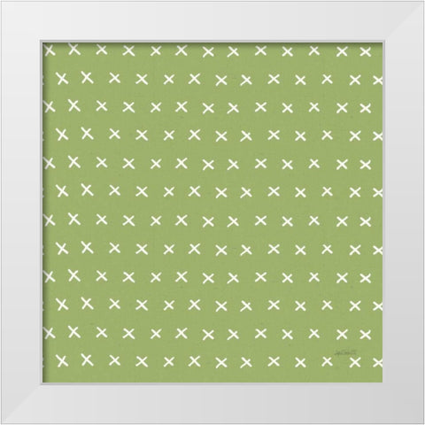 Fruit Stand Pattern VIE White Modern Wood Framed Art Print by Tavoletti, Anne