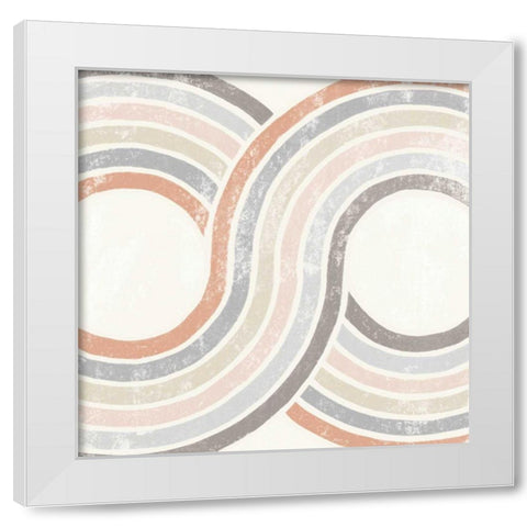 Over the Rainbow II White Modern Wood Framed Art Print by Hershey, Moira
