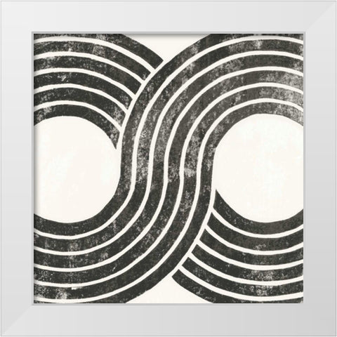 Over the Rainbow BW II White Modern Wood Framed Art Print by Hershey, Moira