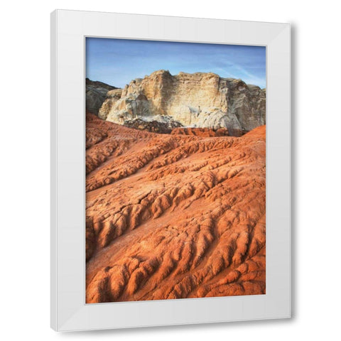 Grand Staircase II White Modern Wood Framed Art Print by Majchrowicz, Alan