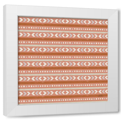 Gone Glamping Pattern IVD White Modern Wood Framed Art Print by Marshall, Laura