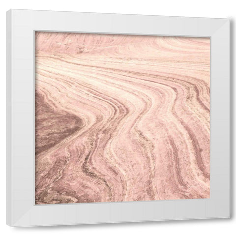 Coyote Buttes V Blush Crop White Modern Wood Framed Art Print by Majchrowicz, Alan