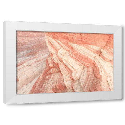 Coyote Buttes VII Blush White Modern Wood Framed Art Print by Majchrowicz, Alan
