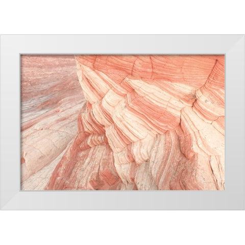 Coyote Buttes VII Blush White Modern Wood Framed Art Print by Majchrowicz, Alan