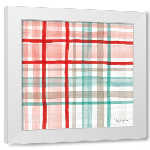 Paws of Love Pattern V White Modern Wood Framed Art Print by Grove, Beth
