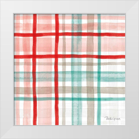 Paws of Love Pattern V White Modern Wood Framed Art Print by Grove, Beth