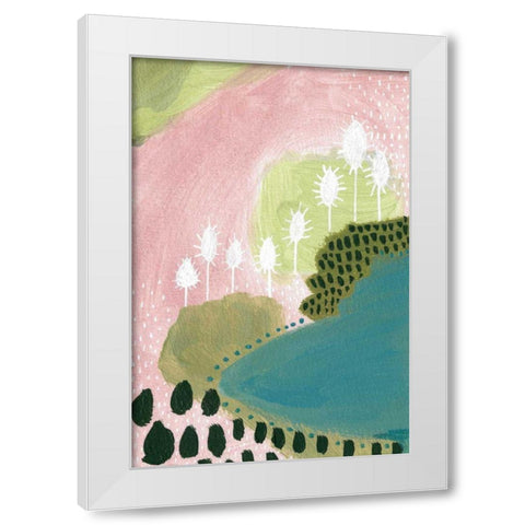 Abundance I White Modern Wood Framed Art Print by Mack, Lynn