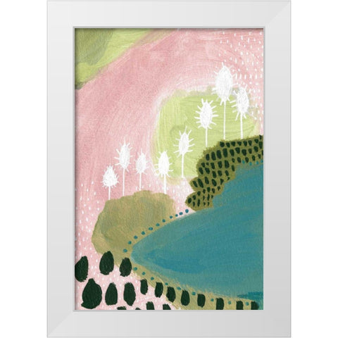 Abundance I White Modern Wood Framed Art Print by Mack, Lynn