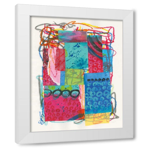 Experimental I White Modern Wood Framed Art Print by Prahl, Courtney