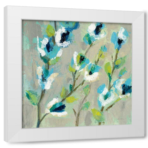 Whimsical Branch I White Modern Wood Framed Art Print by Vassileva, Silvia