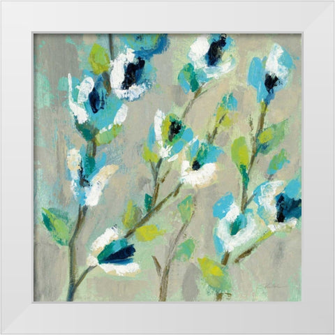 Whimsical Branch I White Modern Wood Framed Art Print by Vassileva, Silvia