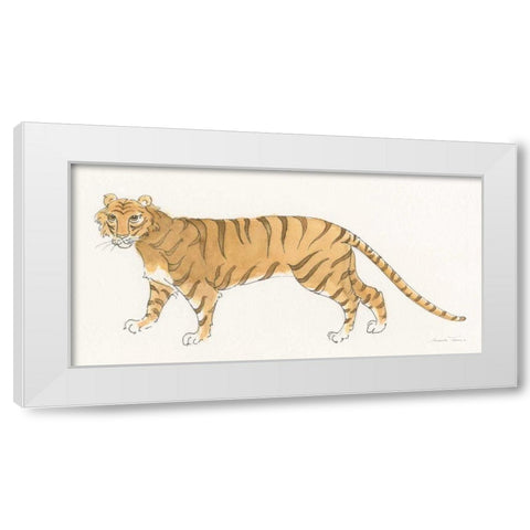 Big Cats I White Modern Wood Framed Art Print by Thomas, Miranda
