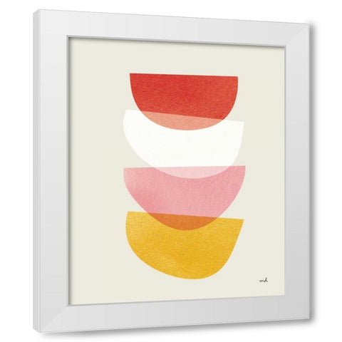 Balance II Warm White Modern Wood Framed Art Print by Hershey, Moira