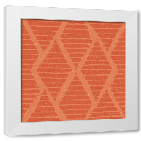 Harvest Bouquet Pattern IIC White Modern Wood Framed Art Print by Grove, Beth