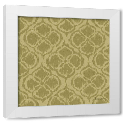 Harvest Bouquet Pattern VB White Modern Wood Framed Art Print by Grove, Beth