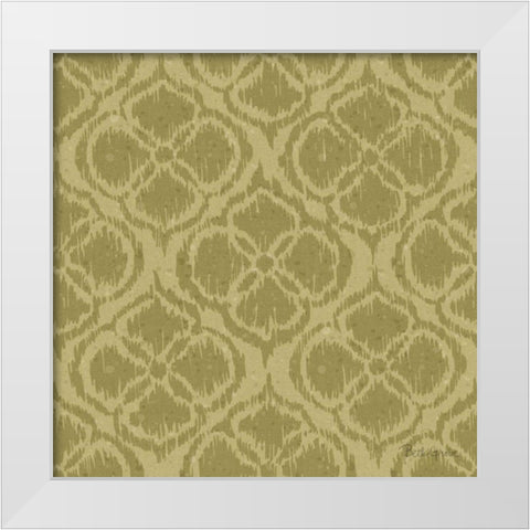 Harvest Bouquet Pattern VB White Modern Wood Framed Art Print by Grove, Beth