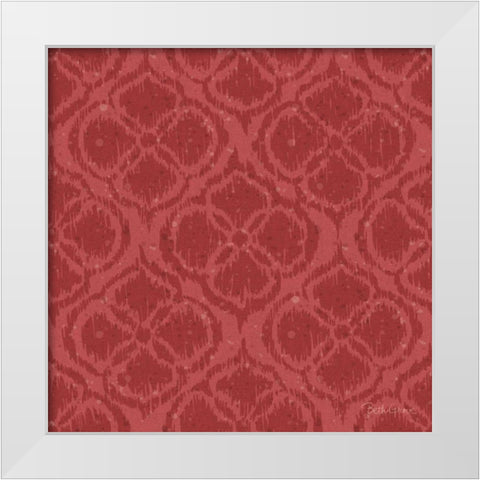 Harvest Bouquet Pattern VD White Modern Wood Framed Art Print by Grove, Beth