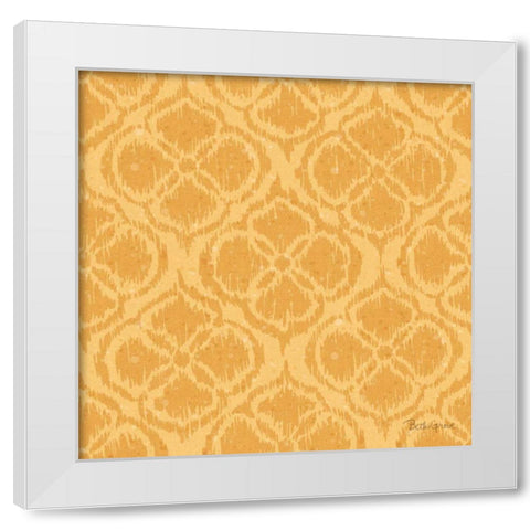 Harvest Bouquet Pattern VE White Modern Wood Framed Art Print by Grove, Beth