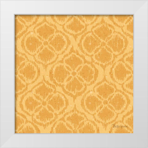 Harvest Bouquet Pattern VE White Modern Wood Framed Art Print by Grove, Beth