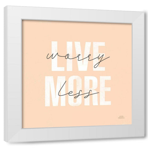 Morning Affirmations II White Modern Wood Framed Art Print by Marshall, Laura