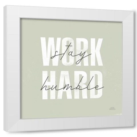 Morning Affirmations IV White Modern Wood Framed Art Print by Marshall, Laura