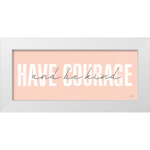 Morning Affirmations I Panel White Modern Wood Framed Art Print by Marshall, Laura