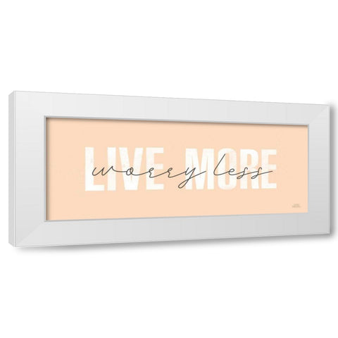 Morning Affirmations II Panel White Modern Wood Framed Art Print by Marshall, Laura