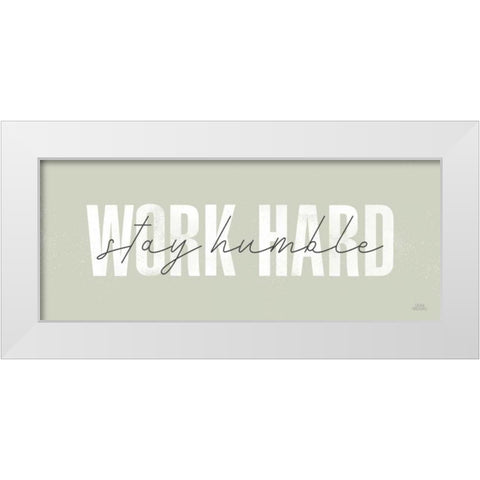 Morning Affirmations IV Panel White Modern Wood Framed Art Print by Marshall, Laura