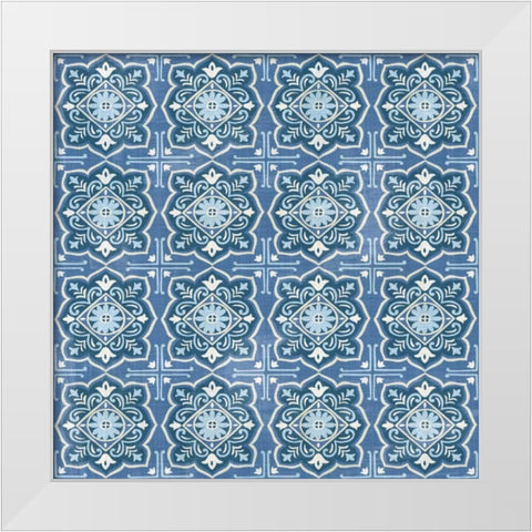 Seville Pattern VIII White Modern Wood Framed Art Print by Wild Apple Portfolio