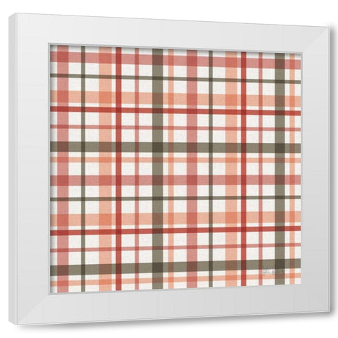 Vintage Petals Pattern IV White Modern Wood Framed Art Print by Pertiet, Katie
