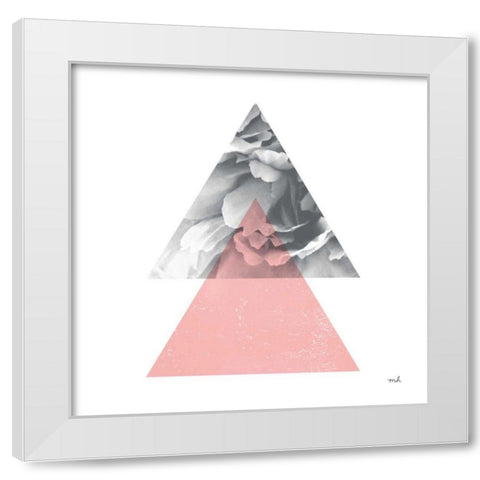 Blossoms II White Modern Wood Framed Art Print by Hershey, Moira