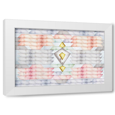 Colors of the Wind I White Modern Wood Framed Art Print by Rice, Kristy